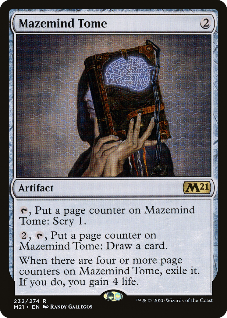 Mazemind Tome (M21-232) [Core Set 2021] Foil