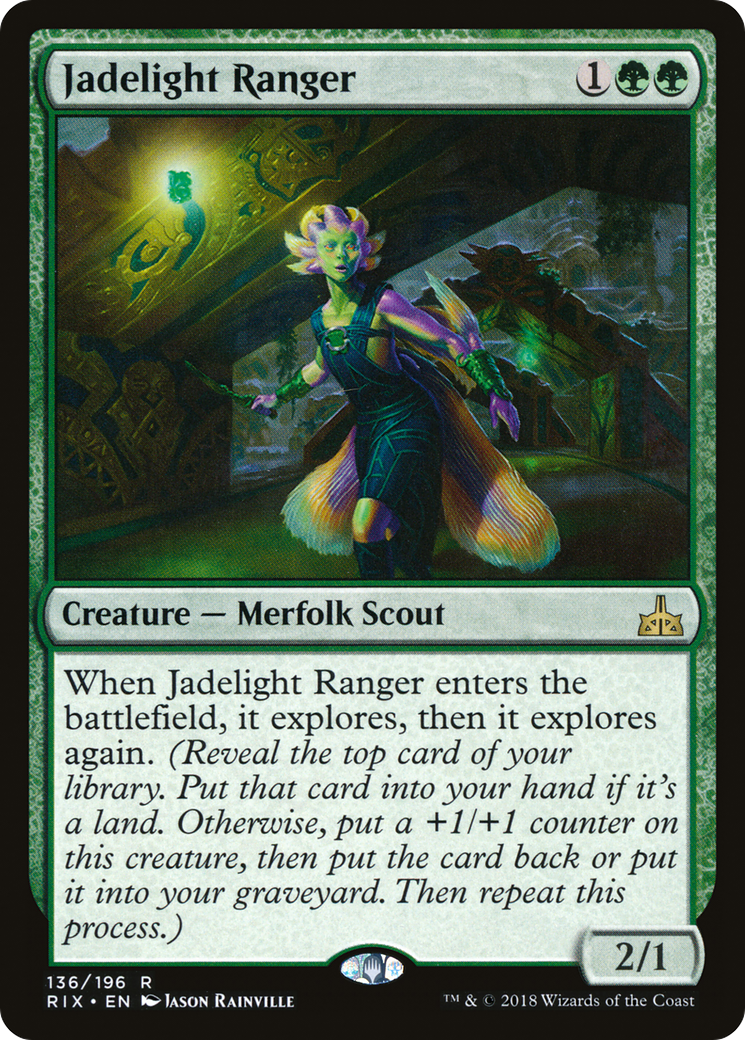 Jadelight Ranger (RIX-136) [Rivals of Ixalan] Foil