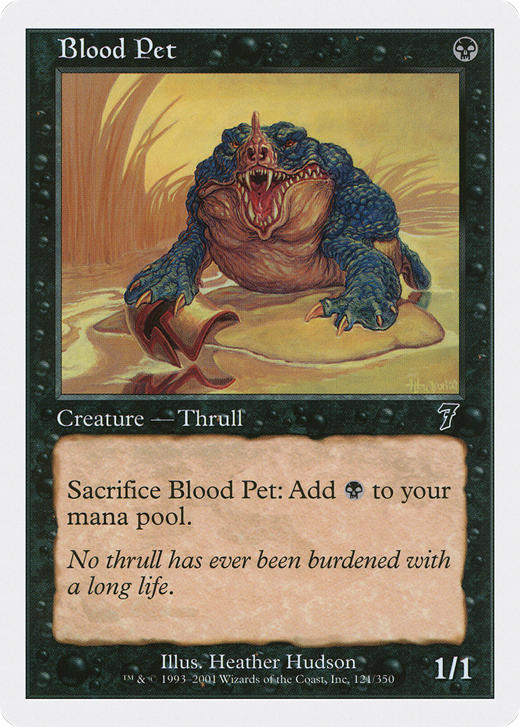 Blood Pet (7ED-121) [7th Edition] Foil