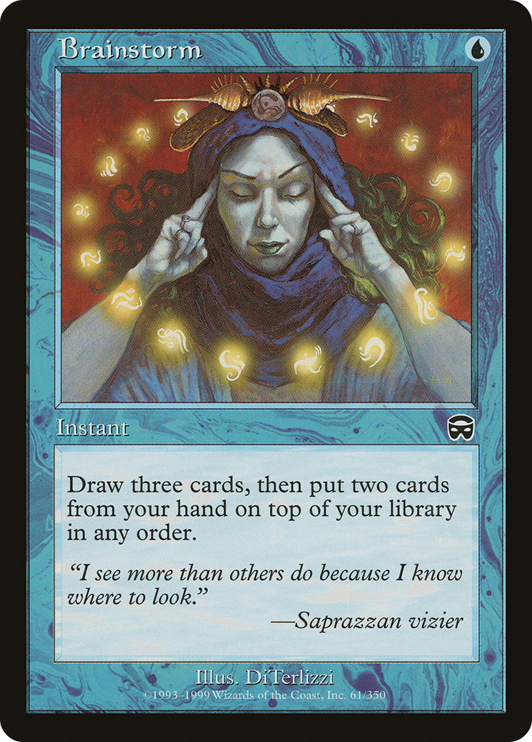 Brainstorm (MMQ-061) [Mercadian Masques] Foil