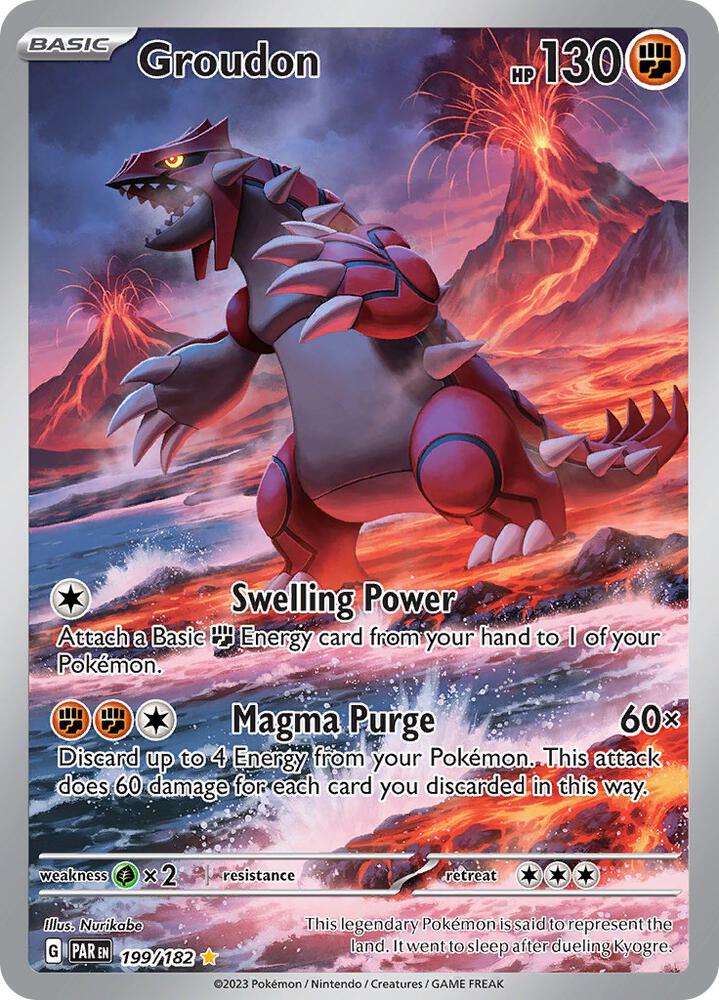 Groudon (199/182) [Paradox Rift] Holofoil