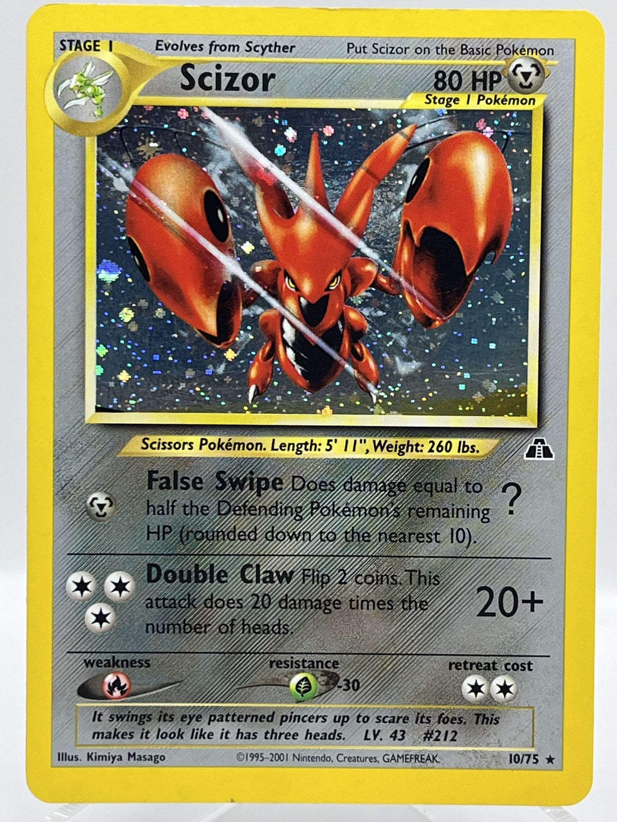 Scizor (10) (10) [Neo Discovery] Unlimited Holofoil