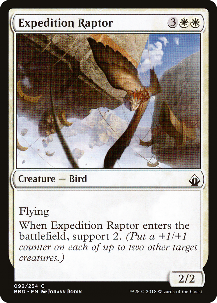 Expedition Raptor (BBD-092) [Battlebond] Foil