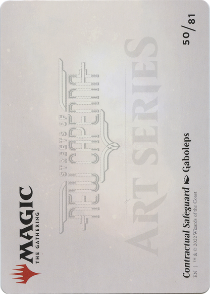 Contractual Safeguard // Contractual Safeguard (ASNC-050) (Borderless) [New Capenna Art Series] Foil