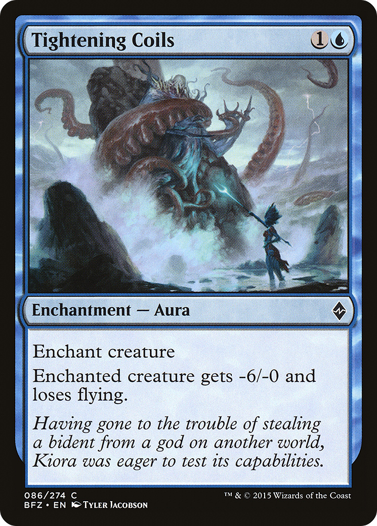 Tightening Coils (BFZ-086) [Battle for Zendikar]