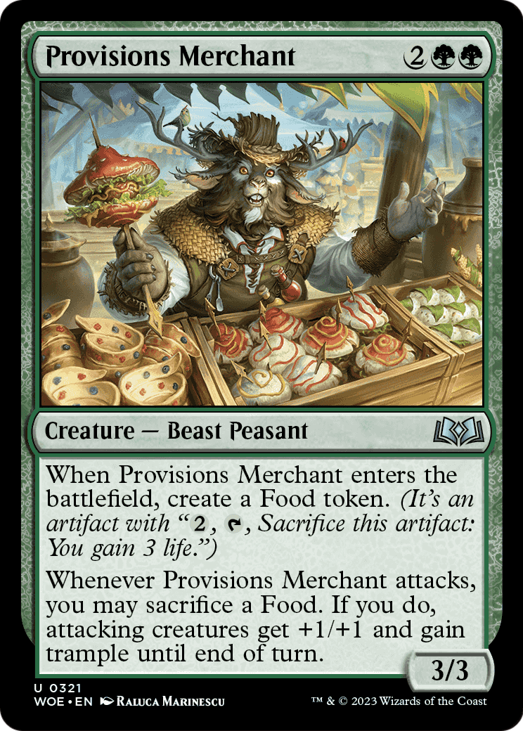 Provisions Merchant (WOE-321) [Wilds of Eldraine] Foil