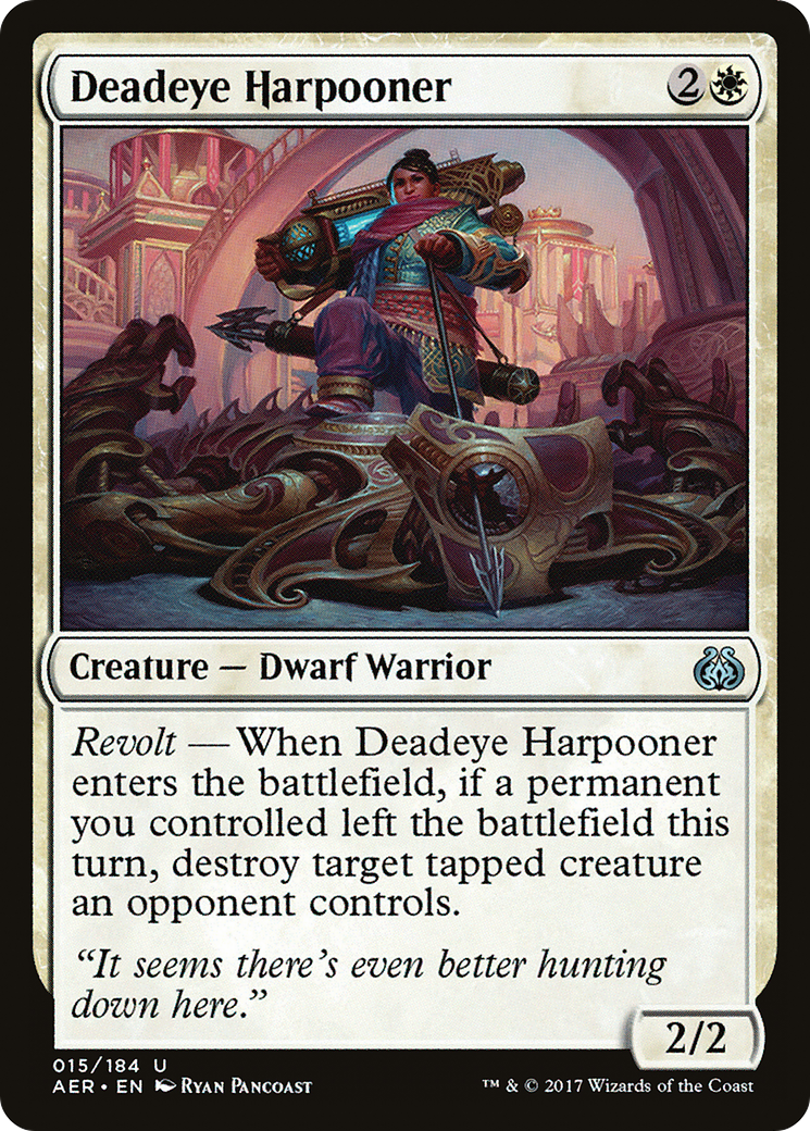 Deadeye Harpooner (AER-015) [Aether Revolt] Foil