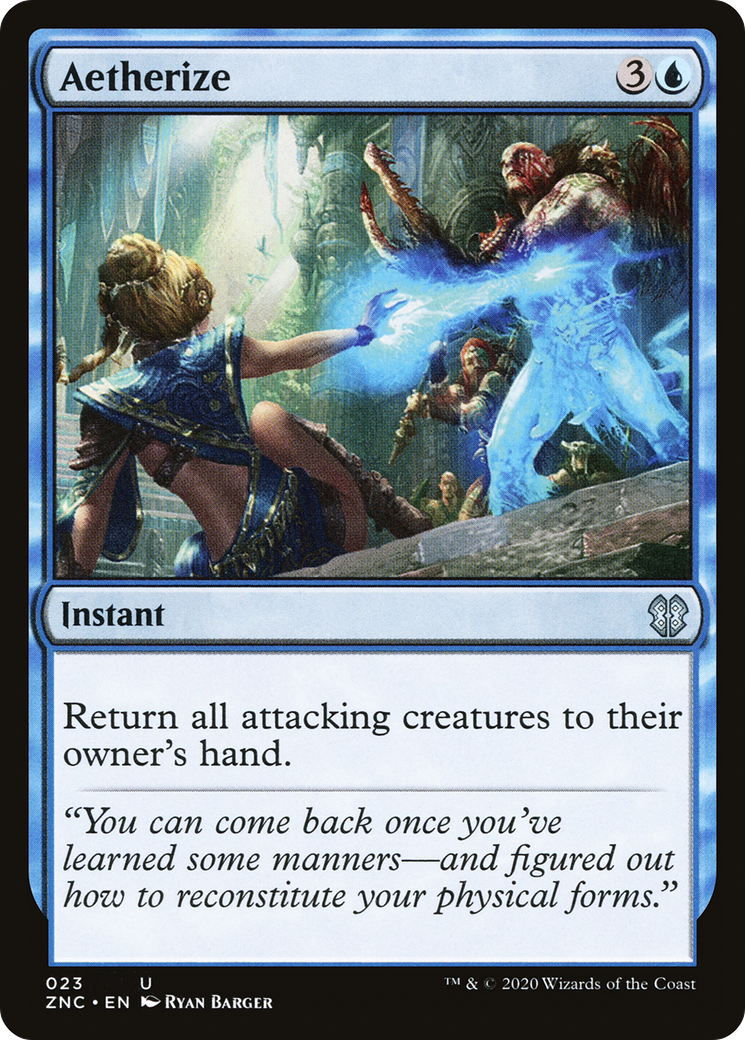 Aetherize (ZNC-023) [Zendikar Rising Commander]