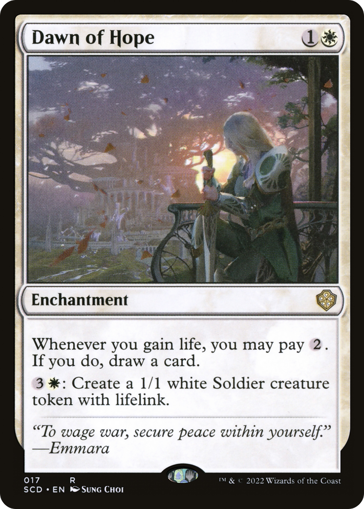 Dawn of Hope (SCD-017) [Starter Commander Decks]