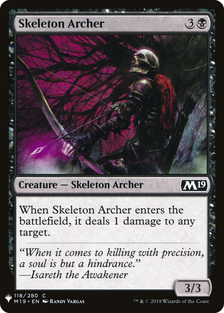 Skeleton Archer (LIST-M19-118) [The List]