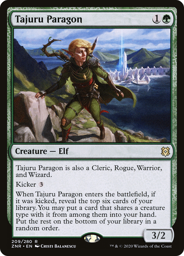 Tajuru Paragon (ZNR-209) [Zendikar Rising] Foil