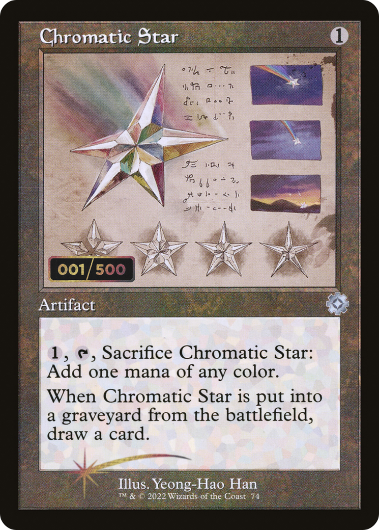 Chromatic Star (Schematic) (Serial Numbered) (BRR-074) [The Brothers' War Retro Artifacts] Foil