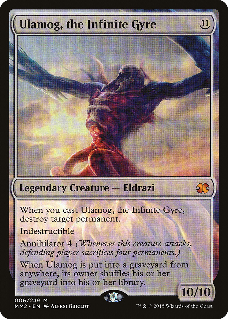 Ulamog, the Infinite Gyre (MM2-006) [Modern Masters 2015] Foil