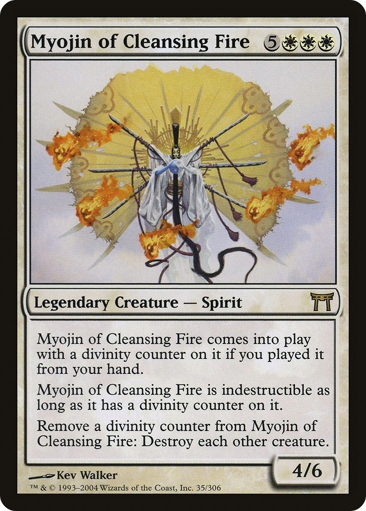 Myojin of Cleansing Fire (CHK-035) [Champions of Kamigawa]