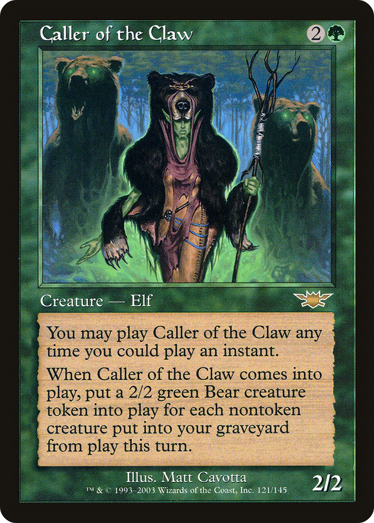 Caller of the Claw (LGN-121) [Legions] Foil