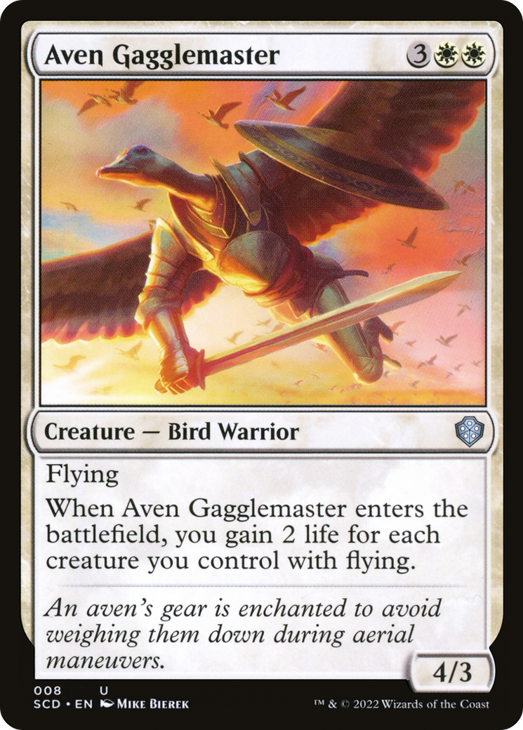 Aven Gagglemaster (SCD-008) [Starter Commander Decks]