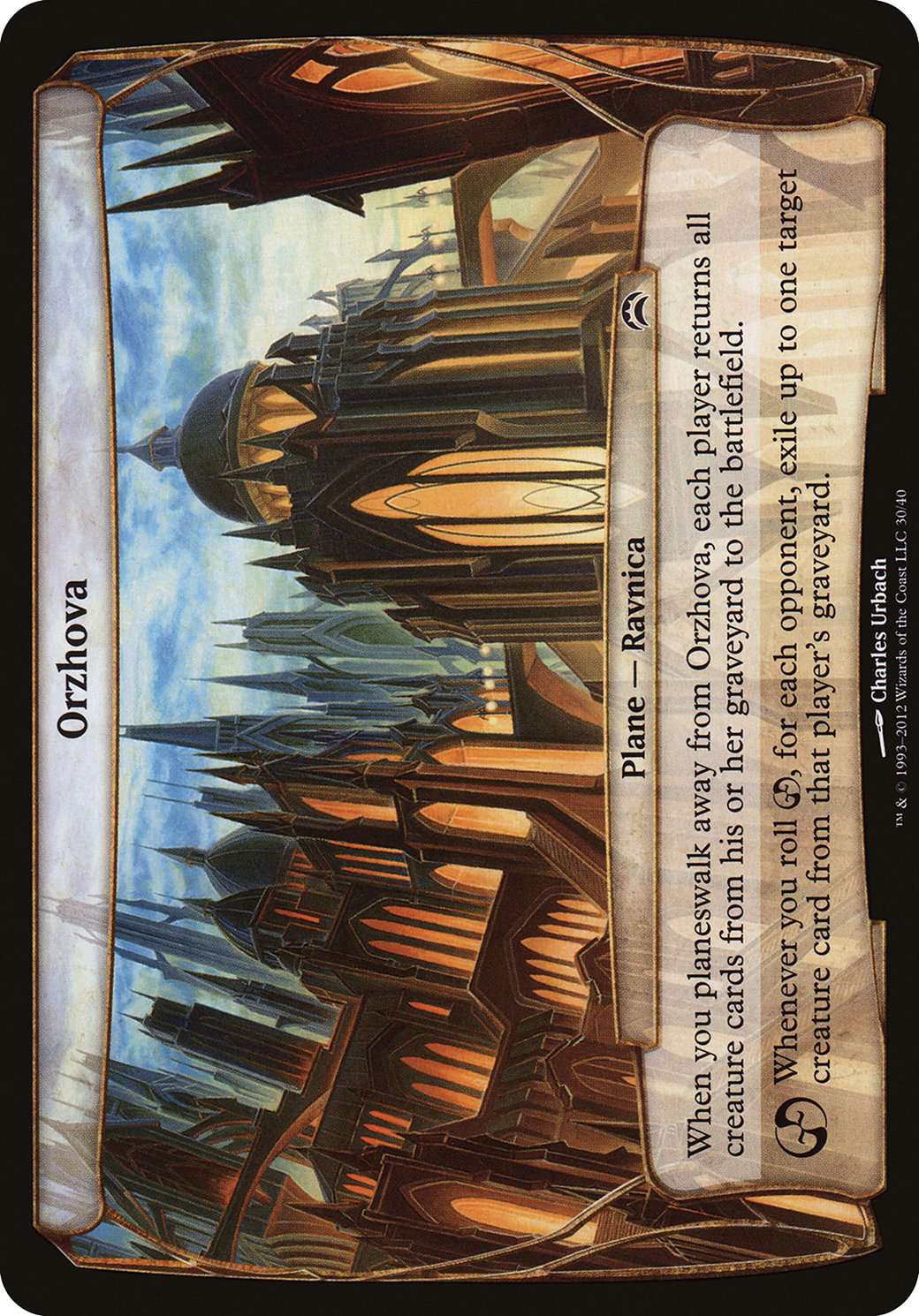 Orzhova (Planechase 2012) (OVER-030) [Planechase 2012 Planes]