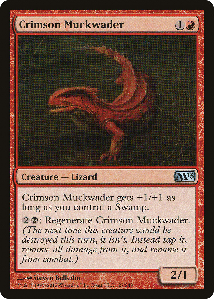 Crimson Muckwader (M13-127) [Magic 2013] Foil