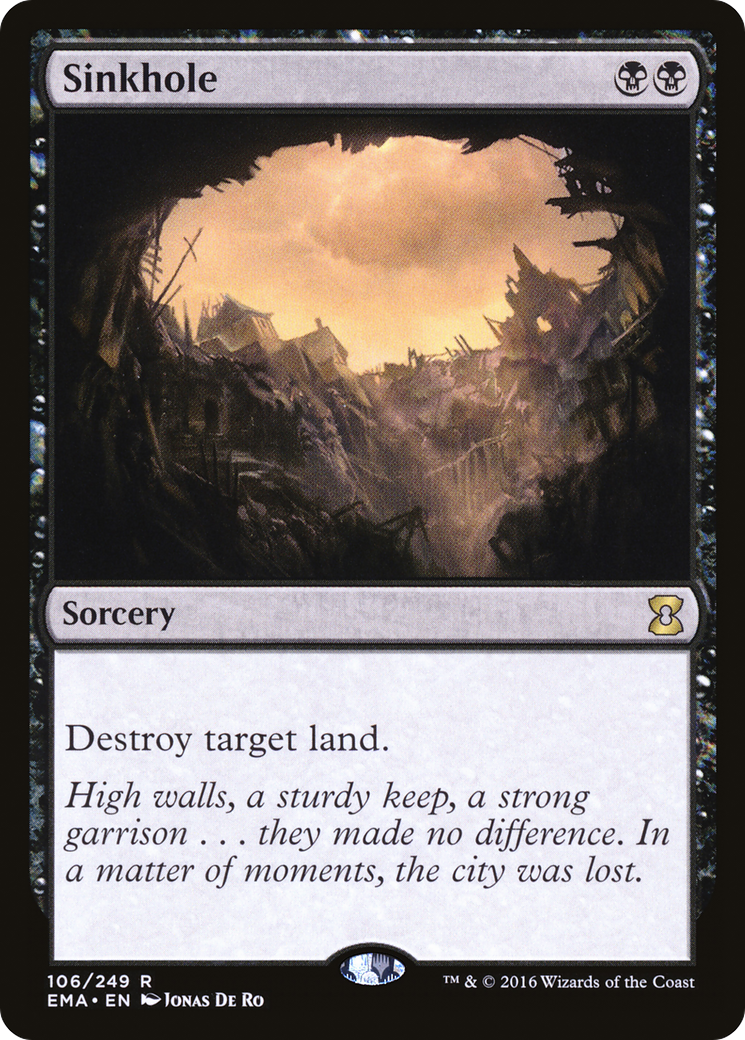Sinkhole (EMA-106) [Eternal Masters] Foil