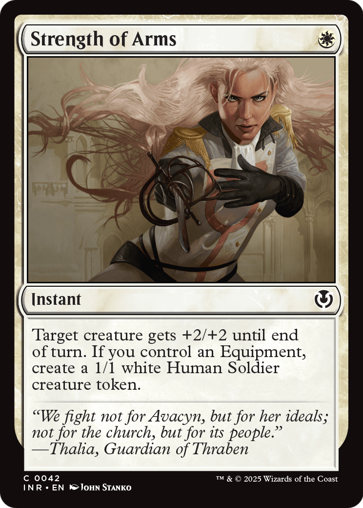 Strength of Arms (INR-042) [Innistrad Remastered]
