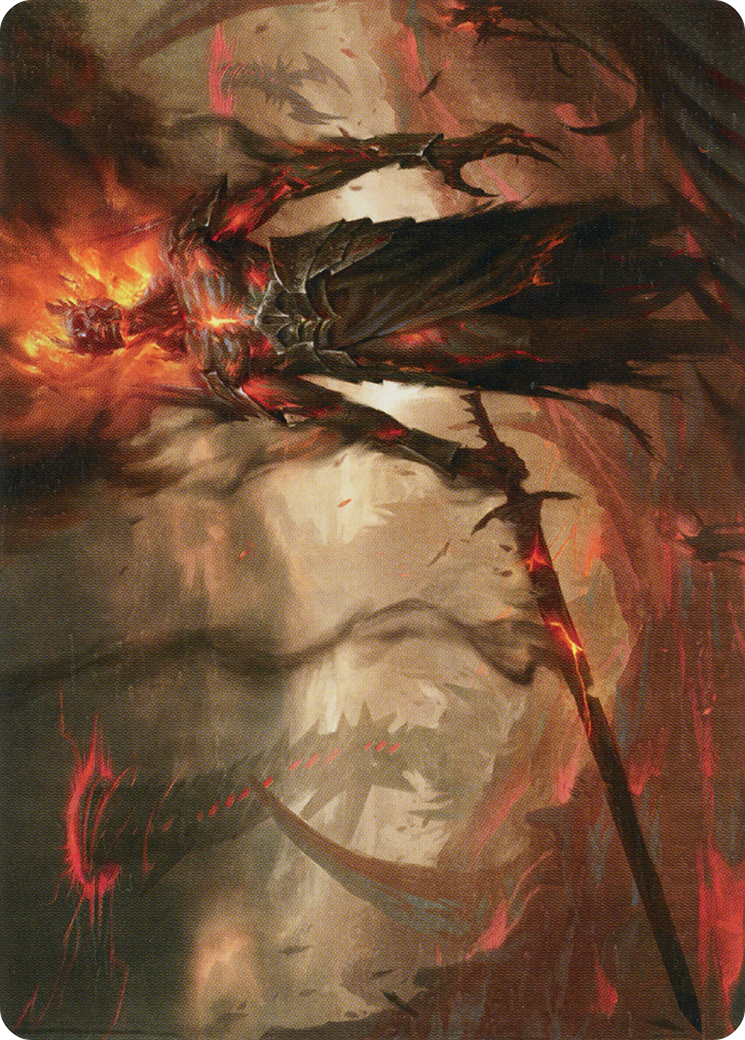 Ashen Reaper // Ashen Reaper (AMOM-046) (Borderless) [March of the Machine Art Series]