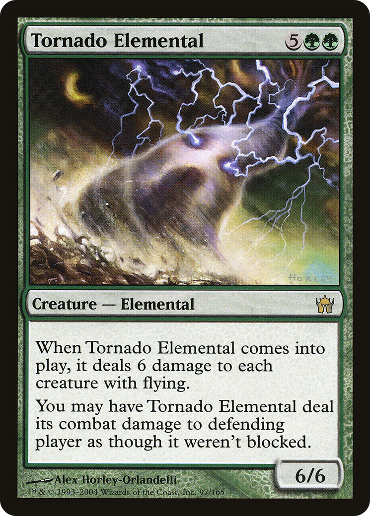 Tornado Elemental (5DN-097) [Fifth Dawn] Foil