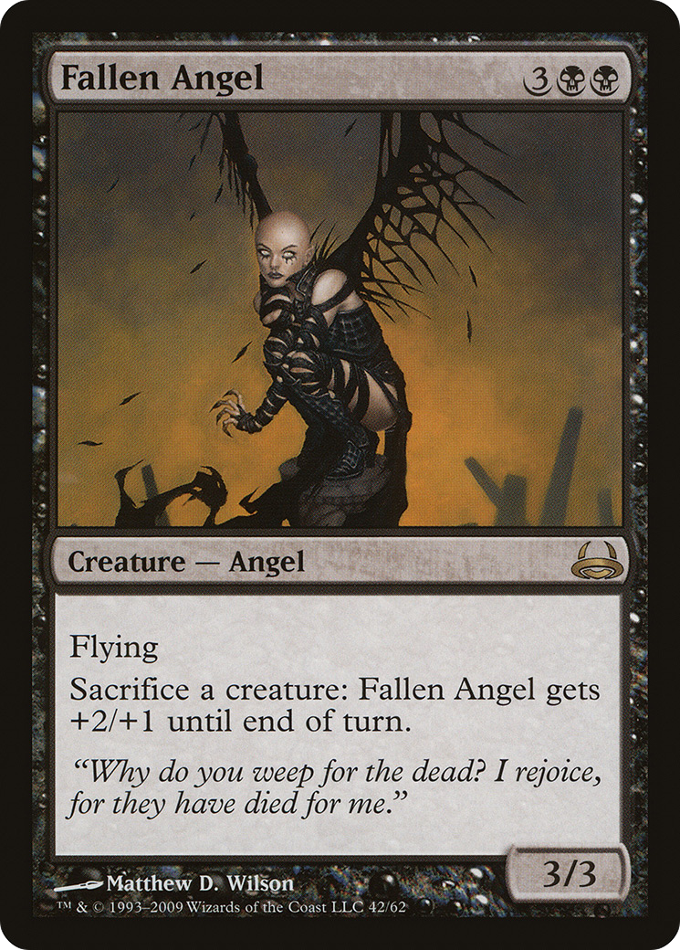 Fallen Angel (DDC-042) [Duel Decks: Divine vs. Demonic]