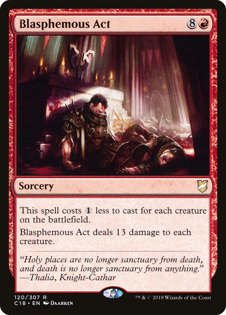 Blasphemous Act (C18-120) [Commander 2018]