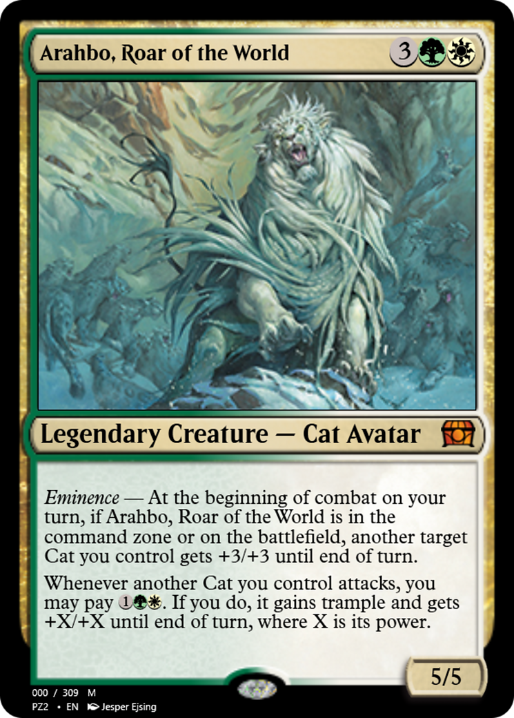 Arahbo, Roar of the World (PZ2-65735) [Treasure Chest] Foil