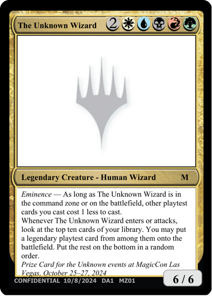 The Unknown Wizard (UNK-MZ01) [Unknown Event]