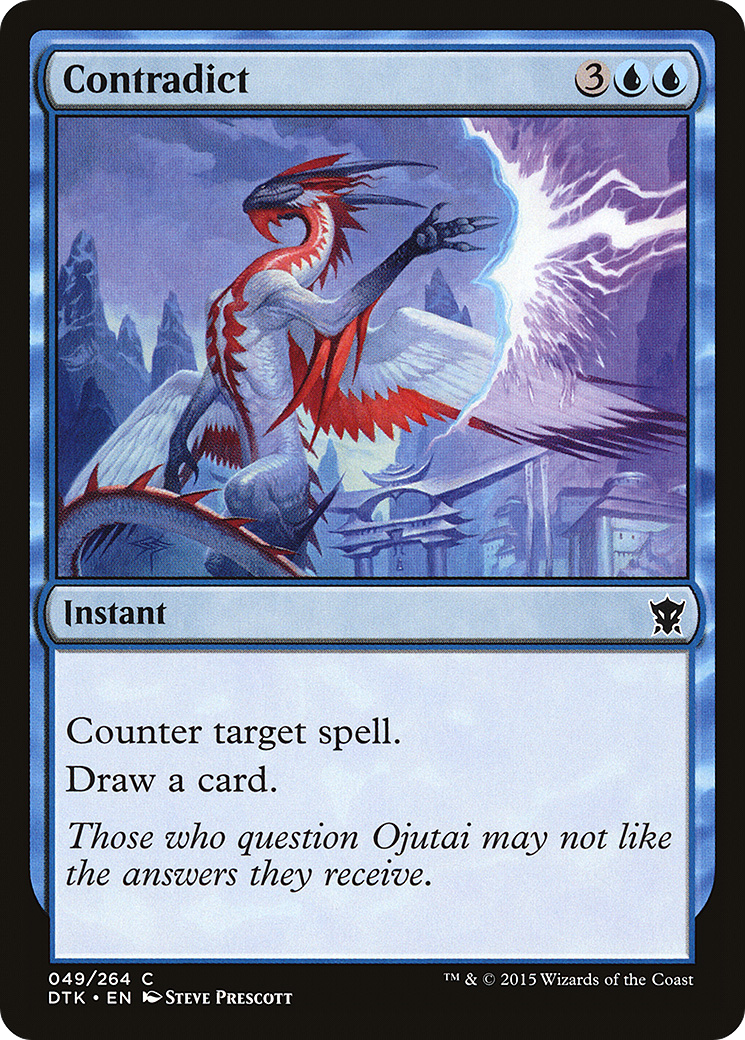 Contradict (DTK-049) [Dragons of Tarkir] Foil