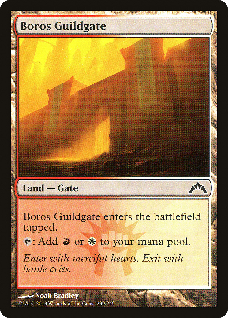 Boros Guildgate (GTC-239) [Gatecrash] Foil