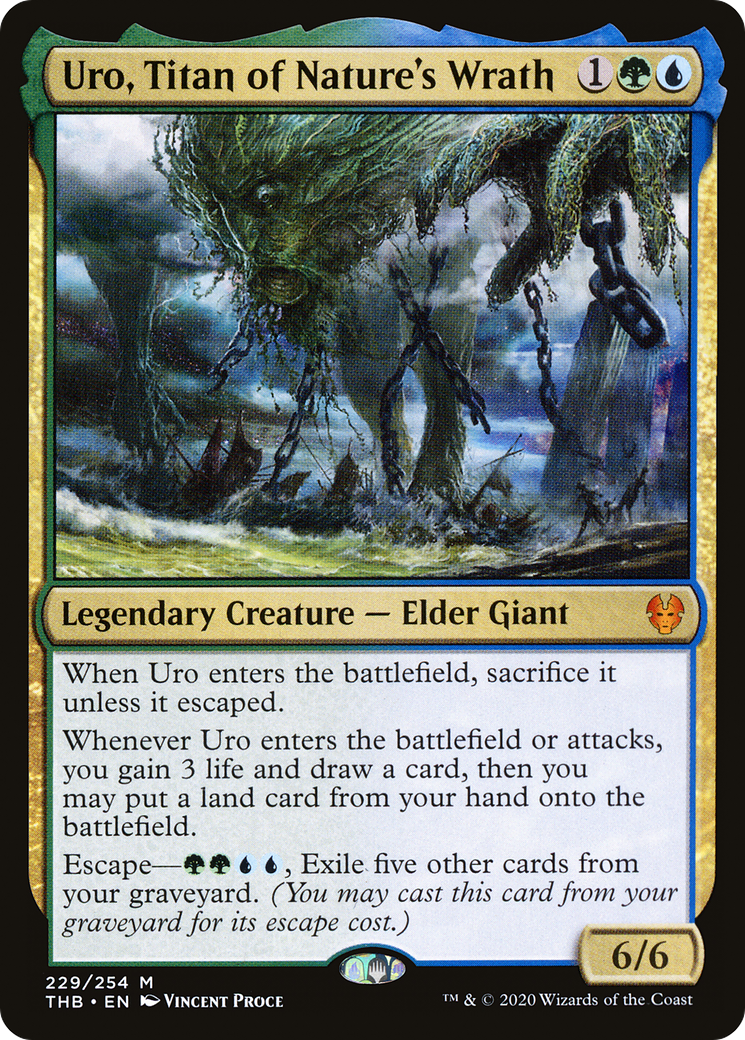 Uro, Titan of Nature's Wrath (THB-229) [Theros Beyond Death]
