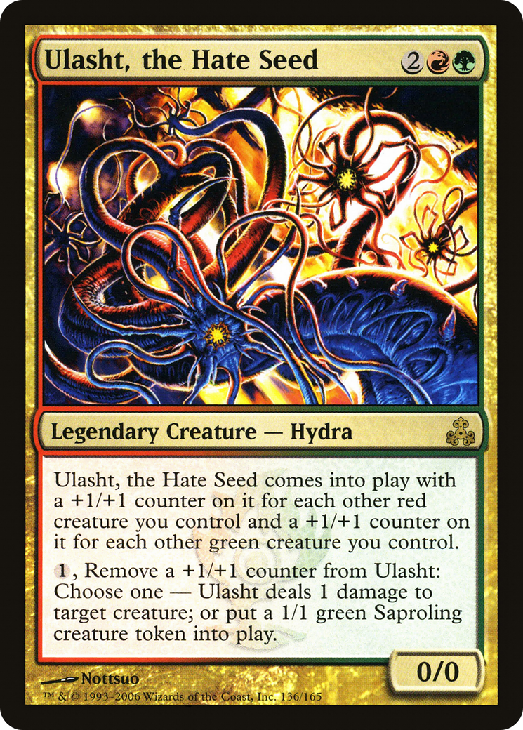 Ulasht, the Hate Seed (GPT-136) [Guildpact]