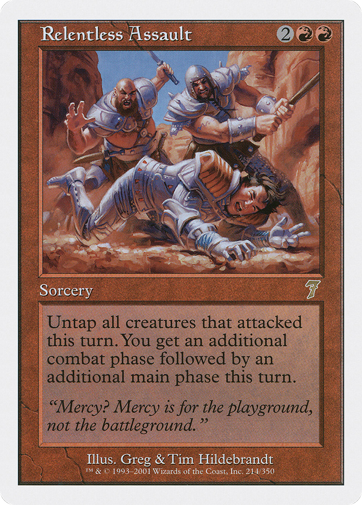 Relentless Assault (7ED-214) [7th Edition]