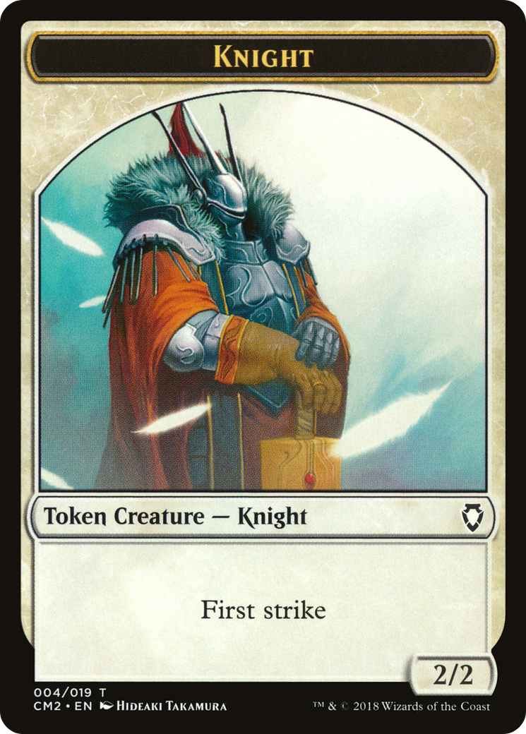 Knight Token (CM2-004) [Commander Anthology Volume II Tokens]
