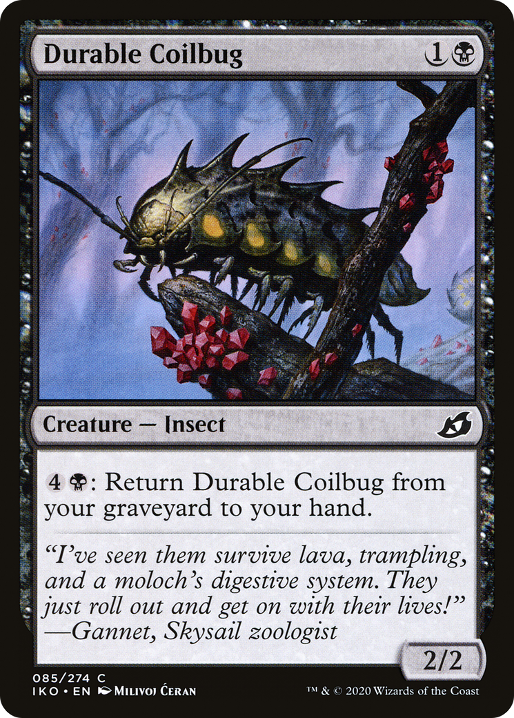 Durable Coilbug (IKO-085) [Ikoria: Lair of Behemoths] Foil