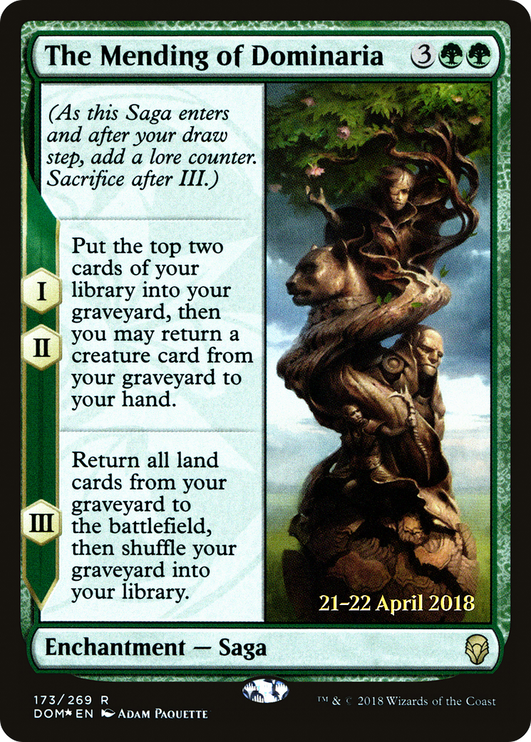 The Mending of Dominaria (PRE-173S) [Dominaria Promos] Foil