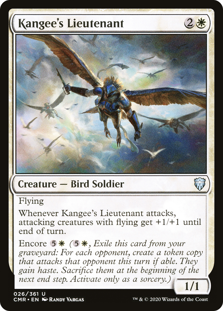 Kangee's Lieutenant (CMR-026) [Commander Legends]