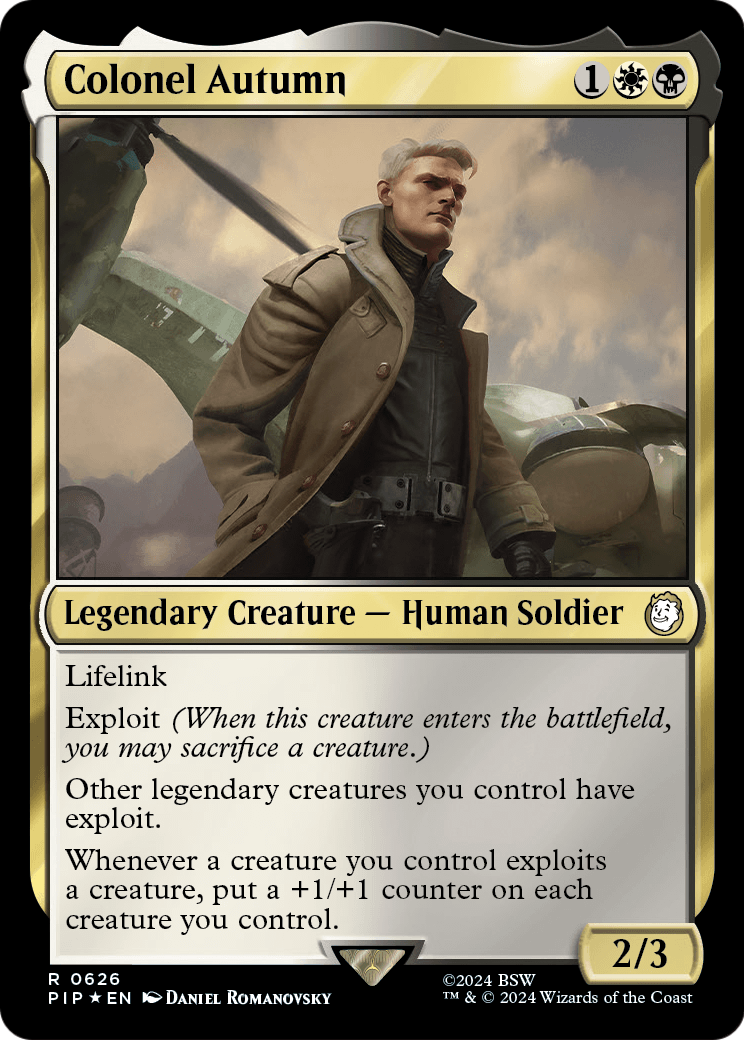 Colonel Autumn (Surge Foil) (PIP-626) [Fallout] Foil