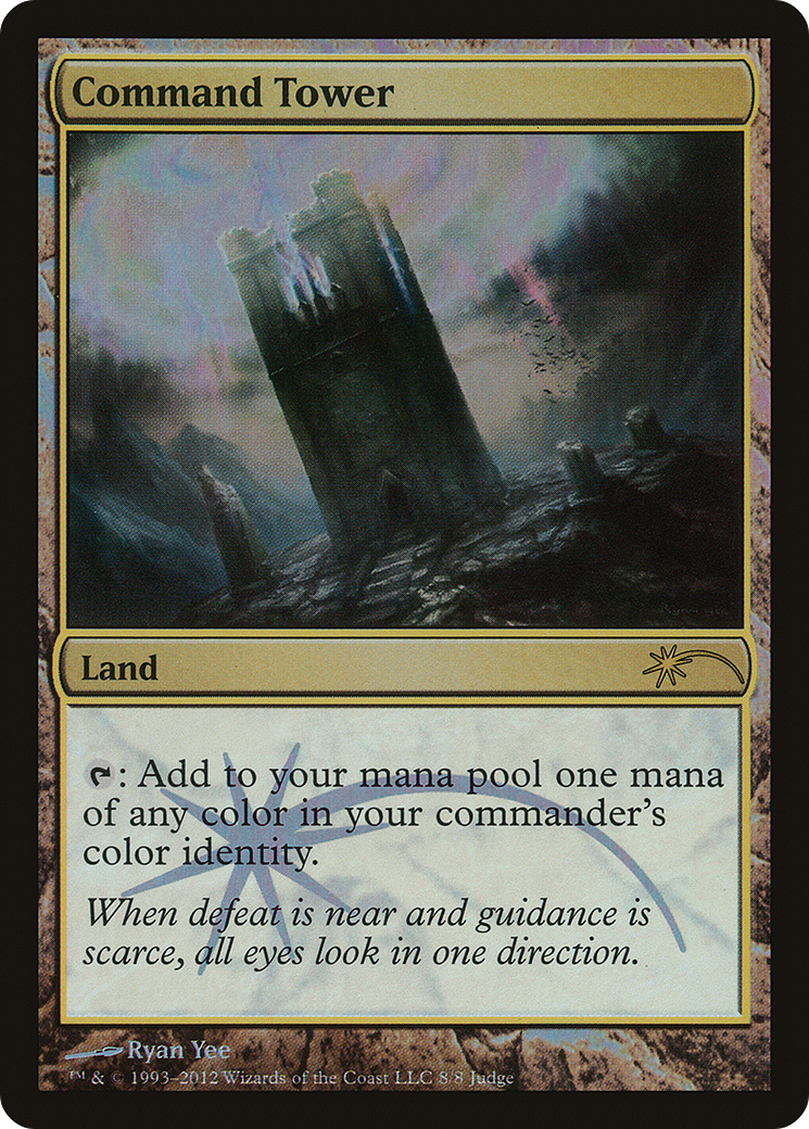 Command Tower (JDG-008) [Judge Gift Cards 2012] Foil