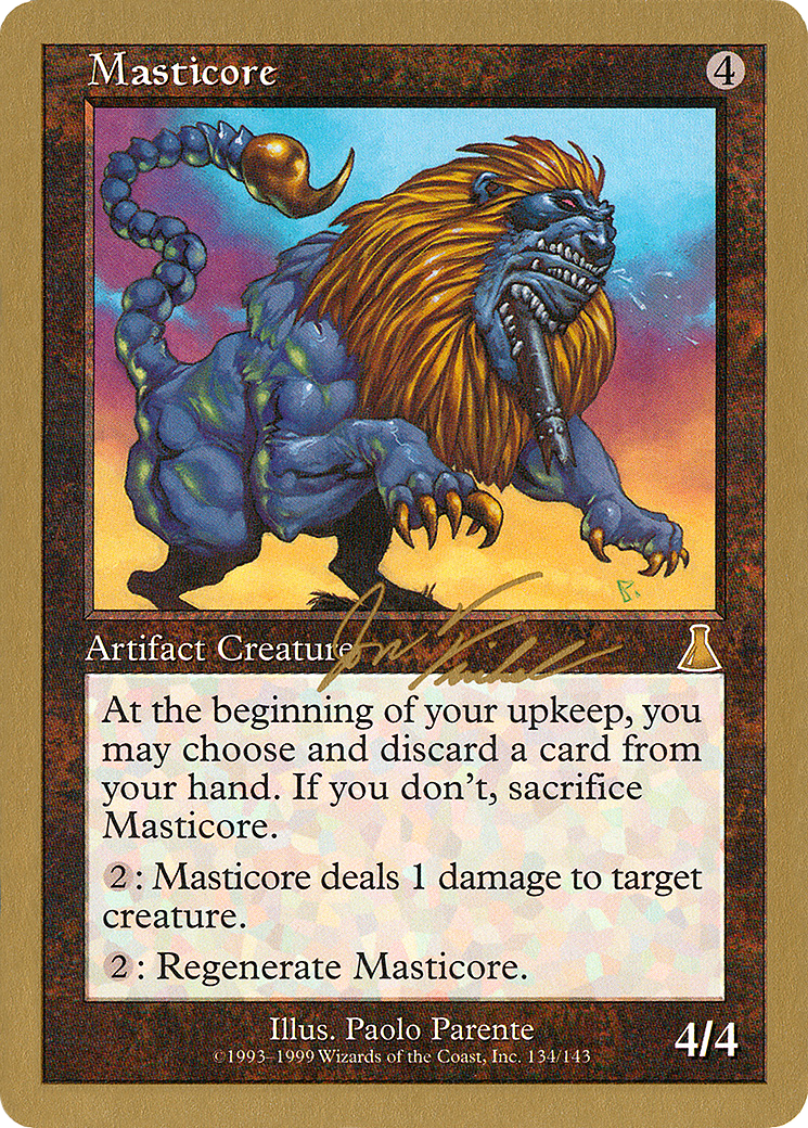 Masticore - 2000 Jon Finkel (UDS) [World Championship Decks 2000]