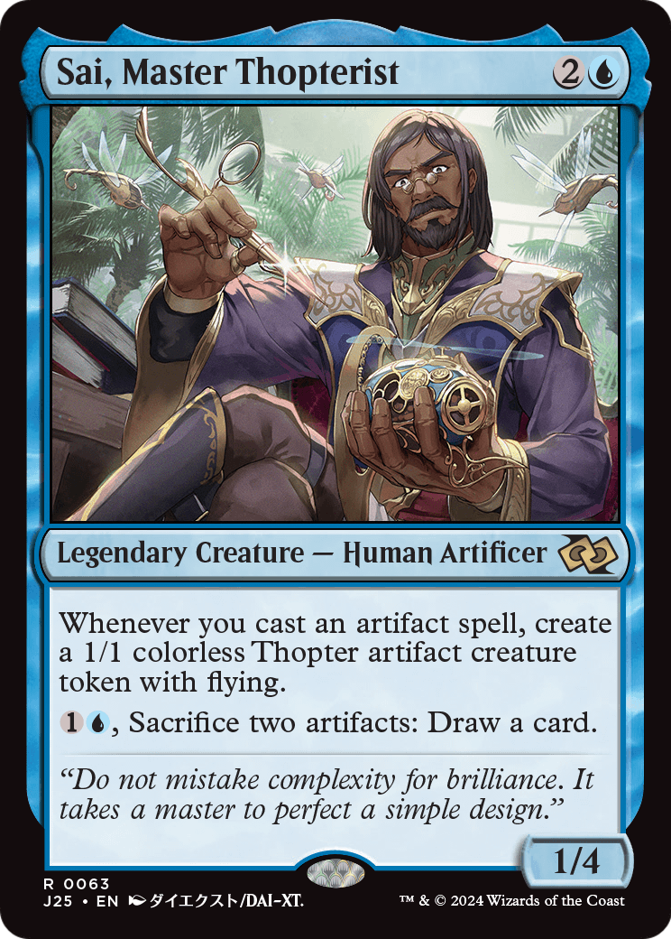 Sai, Master Thopterist (Anime) (J25-063) [Foundations Jumpstart]
