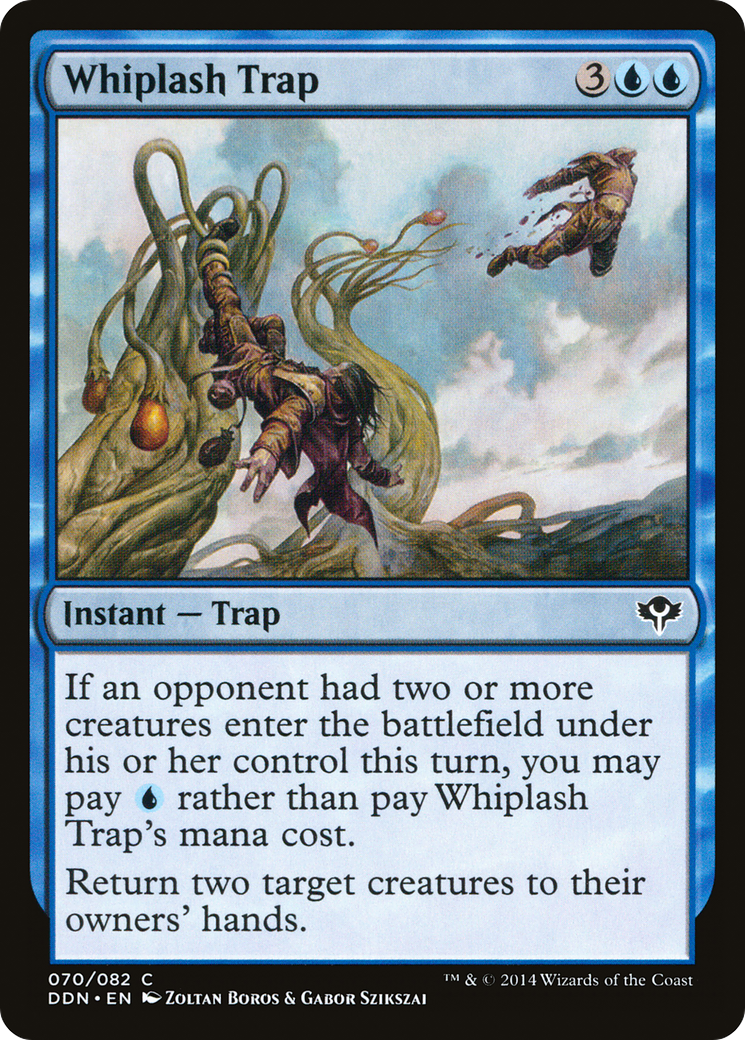 Whiplash Trap (DDN-070) [Duel Decks: Speed vs. Cunning]