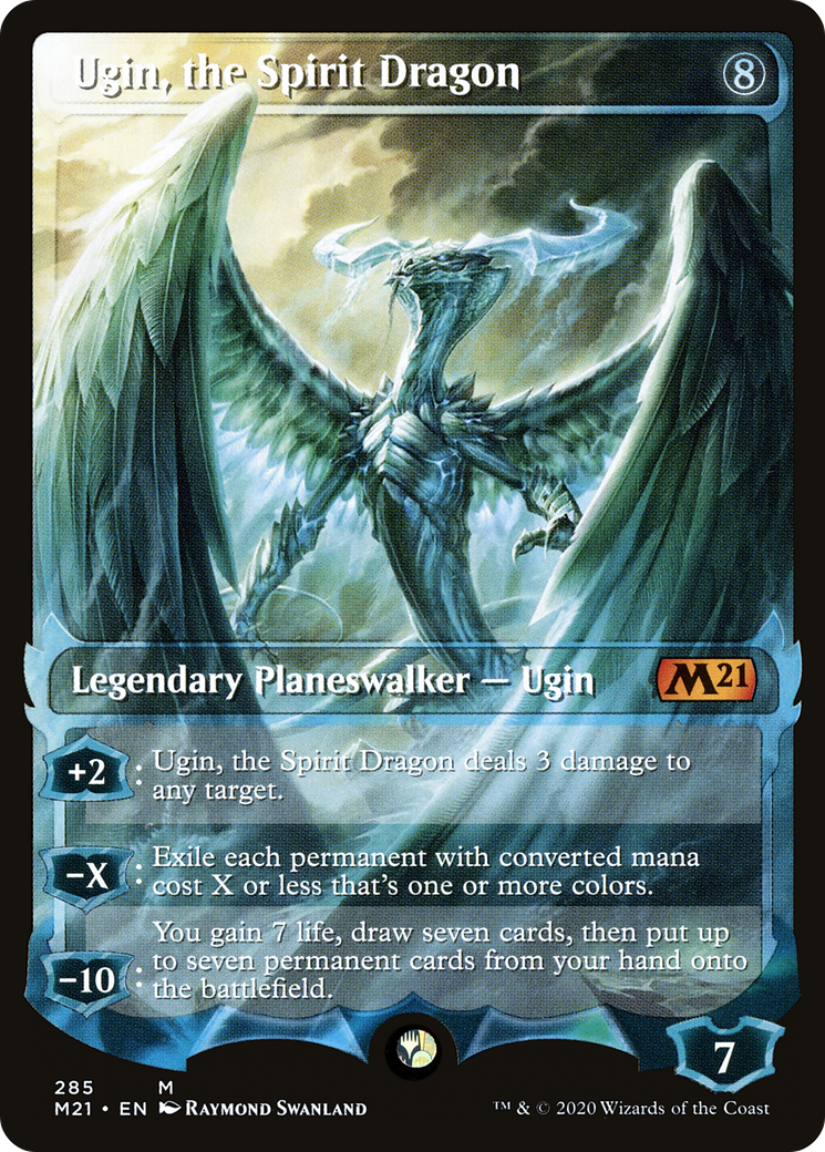 Ugin, the Spirit Dragon (Showcase) (M21-285) [Core Set 2021] Foil