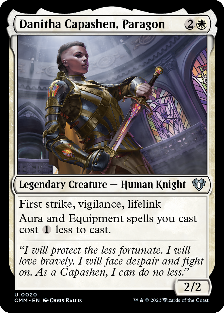 Danitha Capashen, Paragon (CMM-020) [Commander Masters] Foil
