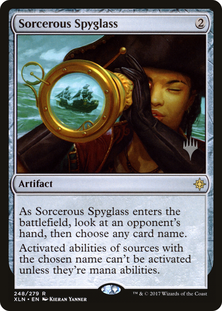 Sorcerous Spyglass (PPM20-248) [Promo Pack: Ixalan Promos]