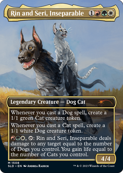 Rin and Seri, Inseparable (SLD-1508) (Borderless) [Secret Lair Drop] Foil