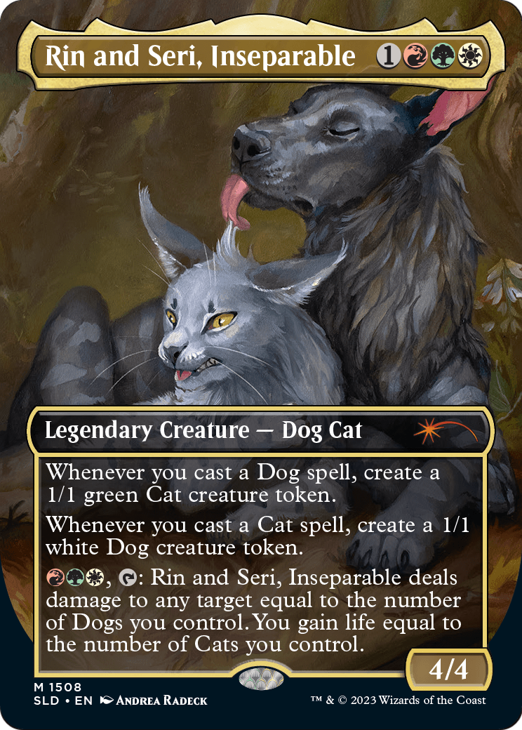 Rin and Seri, Inseparable (SLD-1508) (Borderless) [Secret Lair Drop] Foil