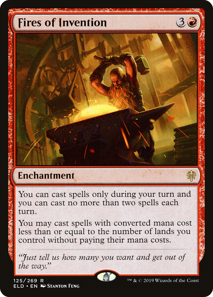 Fires of Invention (ELD-125) [Throne of Eldraine]